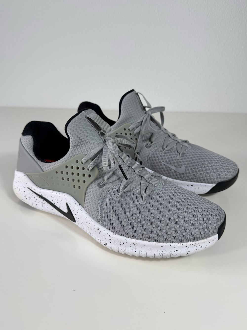 Nike Free TR V8 Matte Silver Black Training Sneakers Men’s Size 13 AH9395-001